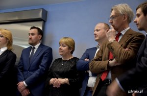 W otwarciu Ośrodka Leczenia Chorób Naczyniowych uczestniczył m.in. wiceprezydent Gdyni Bartosz Bartoszewicz // fot. Marcin Mielewski