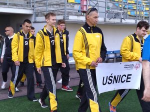zawodnicy XXII Pomorskiego Turnieju Piłki Nożnej Olimpiad Specjalnych w Gdyni fot.E.Schwarz
