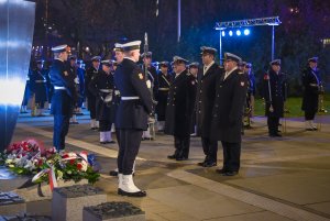 Capstrzyk z okazji 101. rocznicy utworzenia morskiego Rodzaju Sił Zbrojnych // fot. st. chor. szt. Mar. Piotr Leoniak