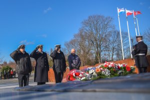 Uroczystości przy Kwaterze Pamięci na oksywskim Cmentarzu Marynarki Wojennej, fot. st. chor. szt. mar. Piotr Leoniak