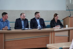 Na zdjęciu od lewej: Paweł Korycki, Mariusz Bzdęga, Tadeusz Szemiot i Aleksandra Kosiorek (fot. Karolina Szypelt)