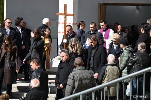 Uroczystości pogrzebowe Leszka Kopcia na Cmentarzu Łostowickim w Gdańsku (fot. Michał Puszczewicz)