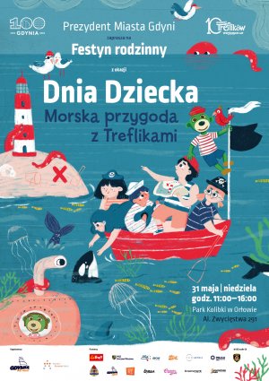 Festyn rodzinny z okazji Dnia Dziecka. Morska przygoda z Treflikami