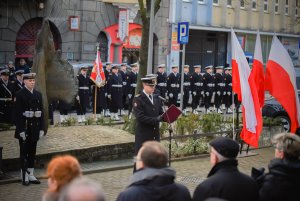Miejskie uroczystości pod pomnikiem Ofiar Terroru Komunistycznego przy ul. Pułaskiego, fot. st. chor. szt. mar. Piotr Leoniak