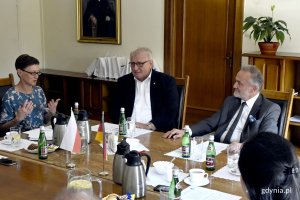 Przedstawiciele niemieckiego landu Szlezwik-Holsztyn 5 czerwca odwiedzili Gdynię, fot. Jan Ziarnicki. 