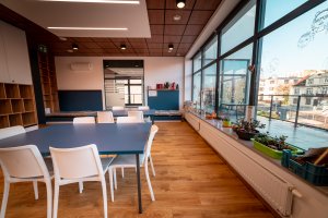 Przystań Opata Hackiego 33 po przeprowadzonej rewitalizacji &ndash; wnętrze (fot. LIS_