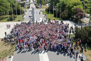 Widok z góry: wspólna fotografia gdynian