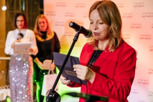 Podczas uroczystej gali przyznano prestiżowe tytuły Lidera PPNT 2025. Wiceprezydentka Gdyni Oktawia Gorzeńska