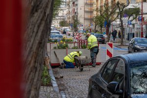 Ostatnia prosta przebudowy ul. Starowiejskiej i ul. Abrahama, fot. Kamil Złoch