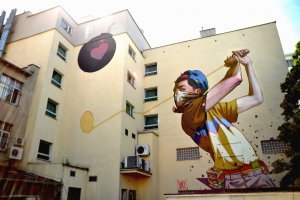 Mural, którego autorem jest Sainer, 2013 r. // fot. Alka Murat