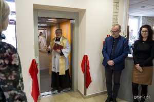 Dodatkowa winda służy mieszkańcom Domu Pomocy Społecznej  // fot. Przemysław Kozłowski, gdynia.pl