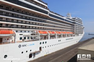 MSC Magnifica w gdyńskim porcie / fot. Tadeusz Urbaniak 