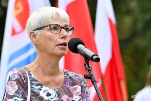 Sobotnie uroczystości pod pomnikiem, fot. Michał Puszczewicz