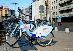 System roweru metropolitalnego MEVO w Gdyni, fot. Kamil Złoch