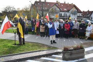 Uroczystość nadania placowi przy ul. Starodworcowej na Wielkim Kacku imienia 66. Kaszubskiego Pułku Piechoty // fot. Michał Puszczewicz