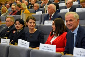 W uroczystej inauguracji roku akademickiego na Akademii Marynarki Wojennej w Gdyni uczestniczyła wiceprezydent Gdyni Katarzyna Gruszecka-Spychała // fot. Magdalena Czernek