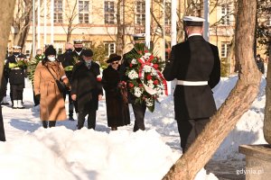 Obchody 79. rocznicy utworzenia Armii Krajowej przy pomniku Armii Krajowej na Skwerze Kościuszki w Gdyni. Fot. Michał Puszczewicz