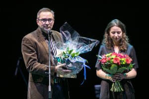 Wyróżnienie dla Muzeum Emigracji odebrał wicedyrektor Sebastian Tyrakowski i Anna Posłuszna z działu edukacji Muzeum