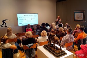 Spotkanie w Muzeum Miasta Gdyni wiceprezydentki Oktawii Gorzeńskiej i zespołu Gdyńskiego Ośrodka Doskonalenia Nauczycieli