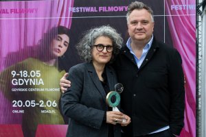 Na zdjęciu reżyserka Farahnaz Sharifi i Jerzy Rados