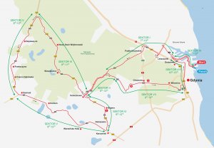 Zamknięcia dróg 6.08.2017 (trasa rowerowa zawodów)