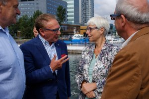 Prezentacja zespołów Vistal Gdynia i Spójnia Gdynia / fot. D. Linkowski