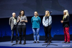 Wyróżnienie w kategorii „Żeglarstwo” otrzymały Małgorzata Rzepecka, Anna Wierzbicka, Joanna Plenzler, Wiktoria Parzych z projektu „Piersi w Arktyce” (fot. Karol Stańczak)