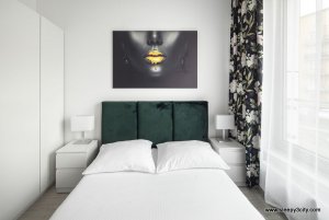 Sypialnia w obiekcie Sleep3city Plac Unii