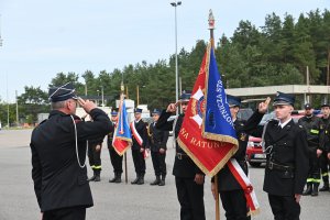 Uroczystość z okazji jubileuszu 60-lecia jednostki OSP PKM // fot. Karolina Szypelt