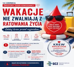 Infografika: 14 czerwca &ndash; Światowy Dzień Krwiodawcy 