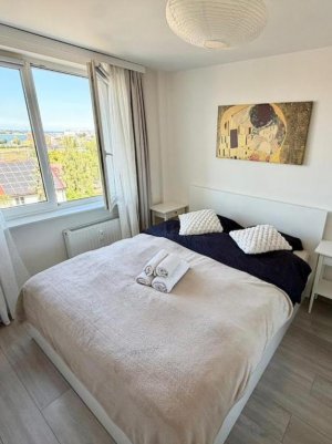 Sypialnia w obiekcie noclegowym Kołłątaja 47/53