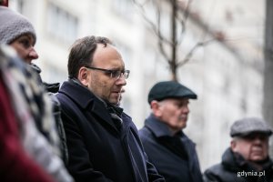 W uroczystości uczestniczyli m.in. wiceprzewodniczący Rady Miasta Gdyni Andrzej Bień i radny miasta Krzysztof Chachulski // fot. Karol Stańczak