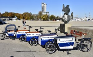 Nowe rowery e-cargo już w Gdyni, fot. Lechosław Dzierżak