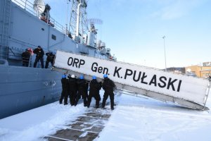 ORP „Gen. K. Pułaski” wrócił z arktycznych manewrów // fot. Lechosław Dzierżak