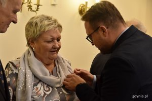 Medale wręczył wiceprezydent Gdyni Marek Łucyk / fot. Paweł Kukla