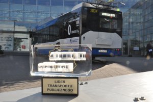 Statuetka Lider Transportu Publicznego 2018 // fot. Agnieszka Wołowicz-Bińkowska