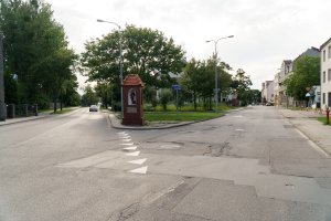 Skrzyżowanie ulic Płk. Dąbka i Bosmańskiej oraz Płk. Dąbka i Dickmana // fot. archiwum Laboratorium Innowacji Społecznych