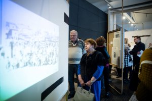 Wernisaż otwarcia wystawy "Rozproszenie. Emigracja Marca'68", fot. Renata Dąbrowska  