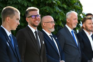 Na zdjęciu m.in.: prezes OMGGS Michał Glaser, prezydent Wejherowa Krzysztof Hiledebrandt i senator RP Ryszard Świlski