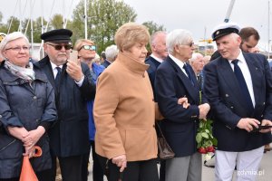 Odsłonięcie tablicy prof. Mazurkiewicza w alei Żeglarstwa Polskiego w Gdyni // fot. Magdalena Czernek