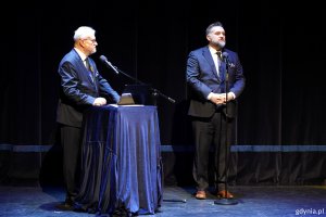 Na scenie przewodniczący RMG Tadeusz Szemiot i Sławomir Kitowski 