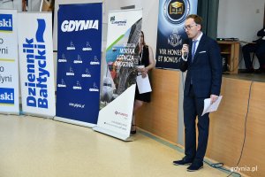 W oficjalnym zakończeniu Gdynia Business Week wziął udział Jakub Ubych, radny Gdyni // fot. Michał Puszczewicz