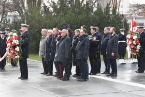 Uroczystości pod pomnikiem Polski Morskiej, fot. Magdalena Śliżewska