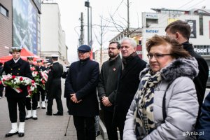 W uroczystości wzięli udział m.in.: senator Sławomir Rybicki i radny Gdyni Lechosław Dzierżak // fot. Karol Stańczak