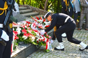 Uroczystości upamiętniające 80. rocznicę wybuchu II wojny światowej na cmentarzu w Redłowie, fot. Michał Puszczewicz