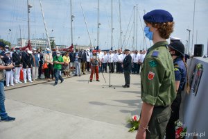 W Alei Żeglarstwa Polskiego odsłonięto tablice komandora Bolesława Romanowskiego i Henryka Fronczaka // fot. Paweł Kukla