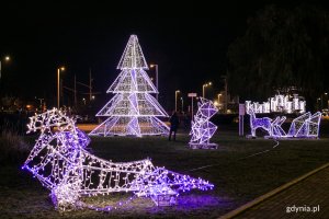 Iluminacje świąteczne #wGdyni // fot. Karol Stańczak