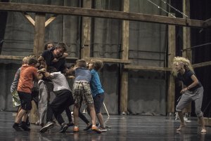 Przygotowania do premiery Wiedźmina w Teatrze Muzycznym fot. Przemysław Burda