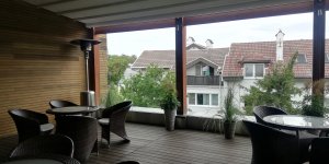 Taras kawowy w hotelu R&oacute;żany Gaj, fot. G. Pilarczyk