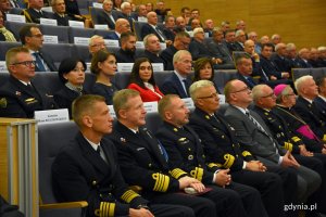 W uroczystej inauguracji roku akademickiego na Akademii Marynarki Wojennej w Gdyni uczestniczyła wiceprezydent Gdyni Katarzyna Gruszecka-Spychała // fot. Magdalena Czernek